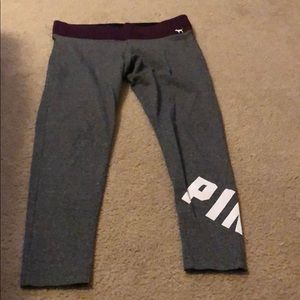 PINK yoga pants with pocket